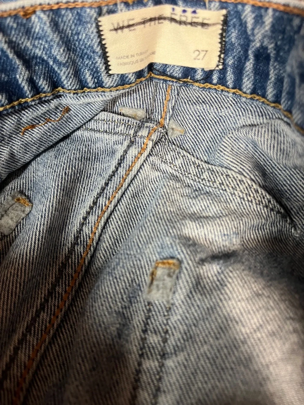 Free People Good Luck Barrel Jeans Daisy 27,30 - Picture 7 of 8